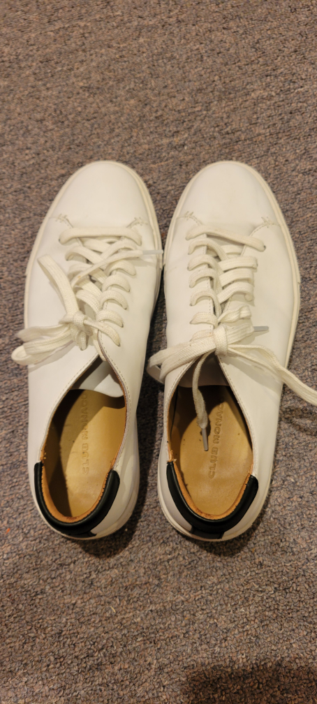 Club Monaco White Sneakers Size 8.5 - photo 4
