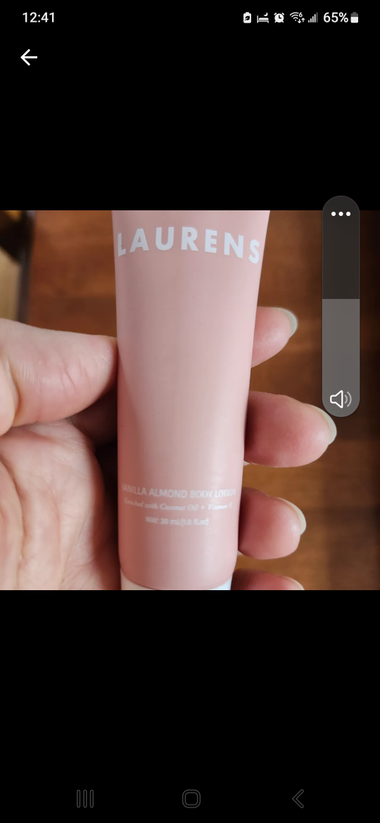 Laurence Vanilla Almond body lotion 30g