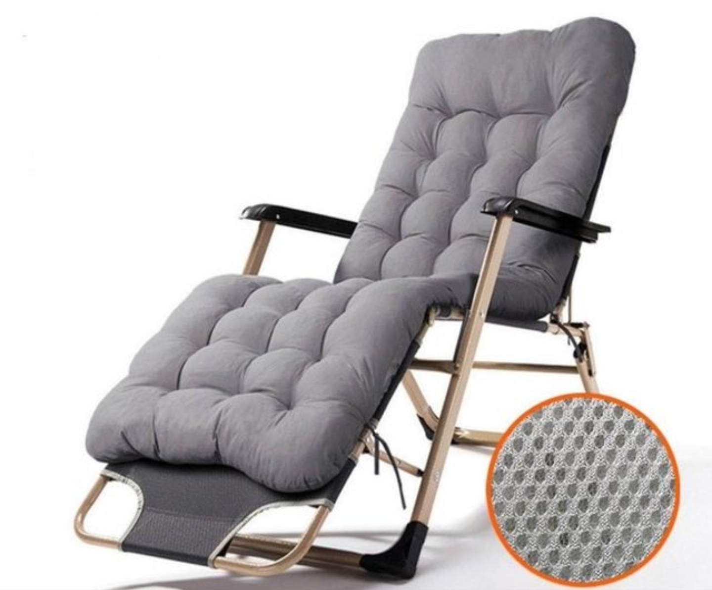 New! Outdoor Lounger with Cushion