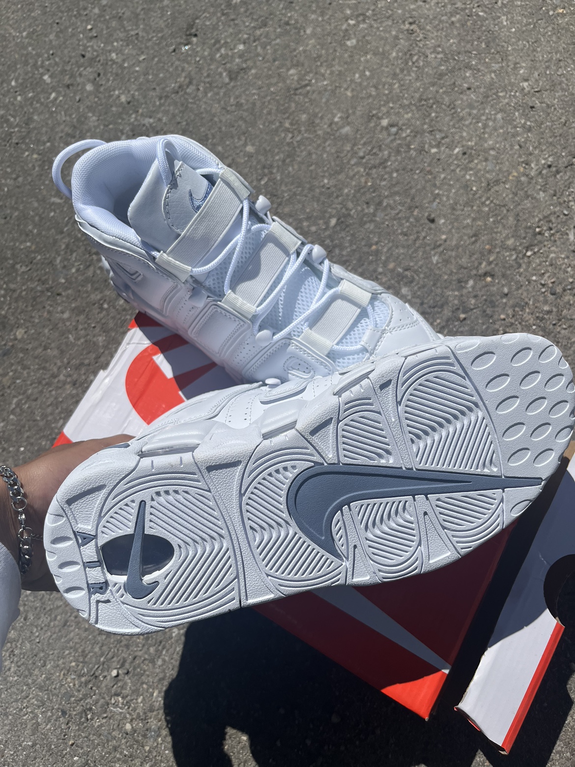 Nike Air More Uptempo ‘Triple White’ - photo 2