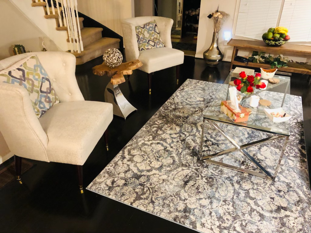 Glass chrome coffee table - photo 4