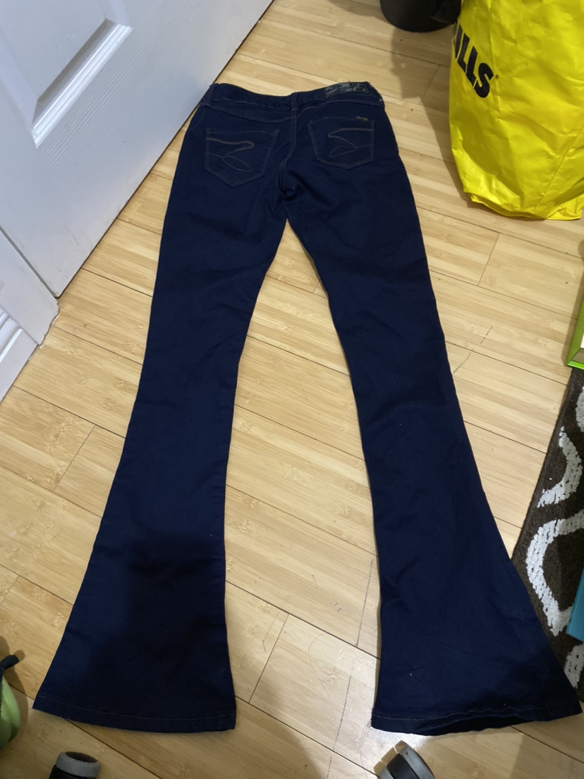 Dark Navy Flared Jeans - photo 2