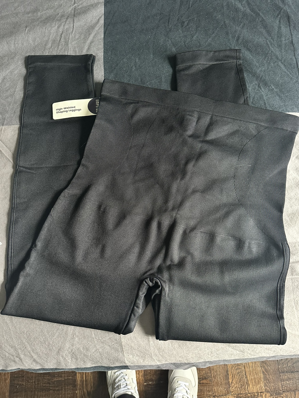 High Waisted Shaping Leggings 2XL black women shape wear