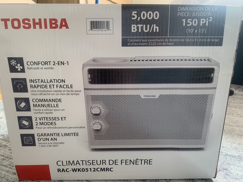 Toshiba 5,000 Btu 115-Volt Window Air Conditioner - photo 2