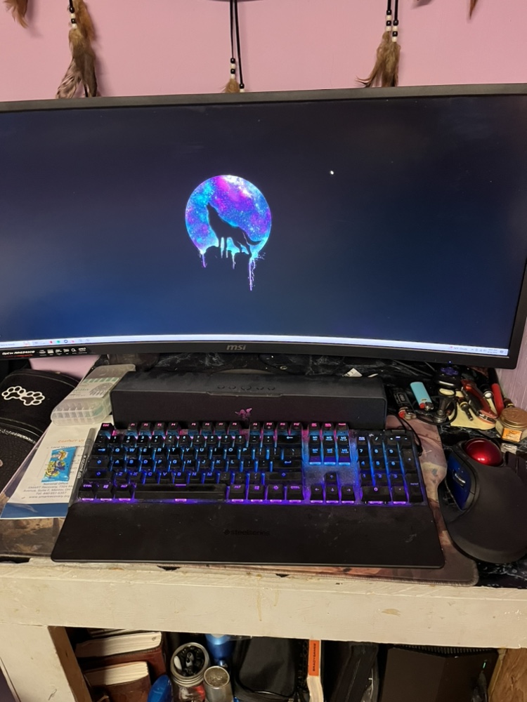 Gaming pc & monitor