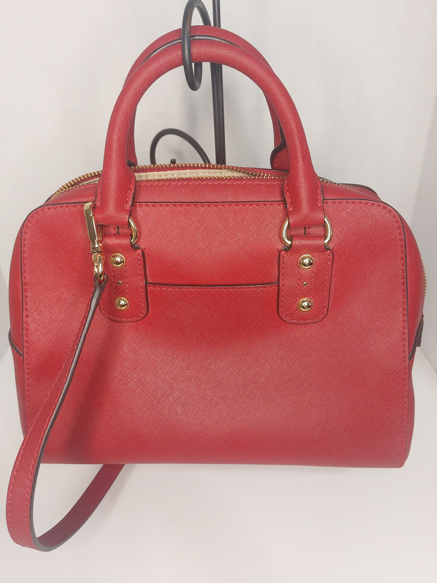 Michael Kors red leather sachal handbag - photo 4