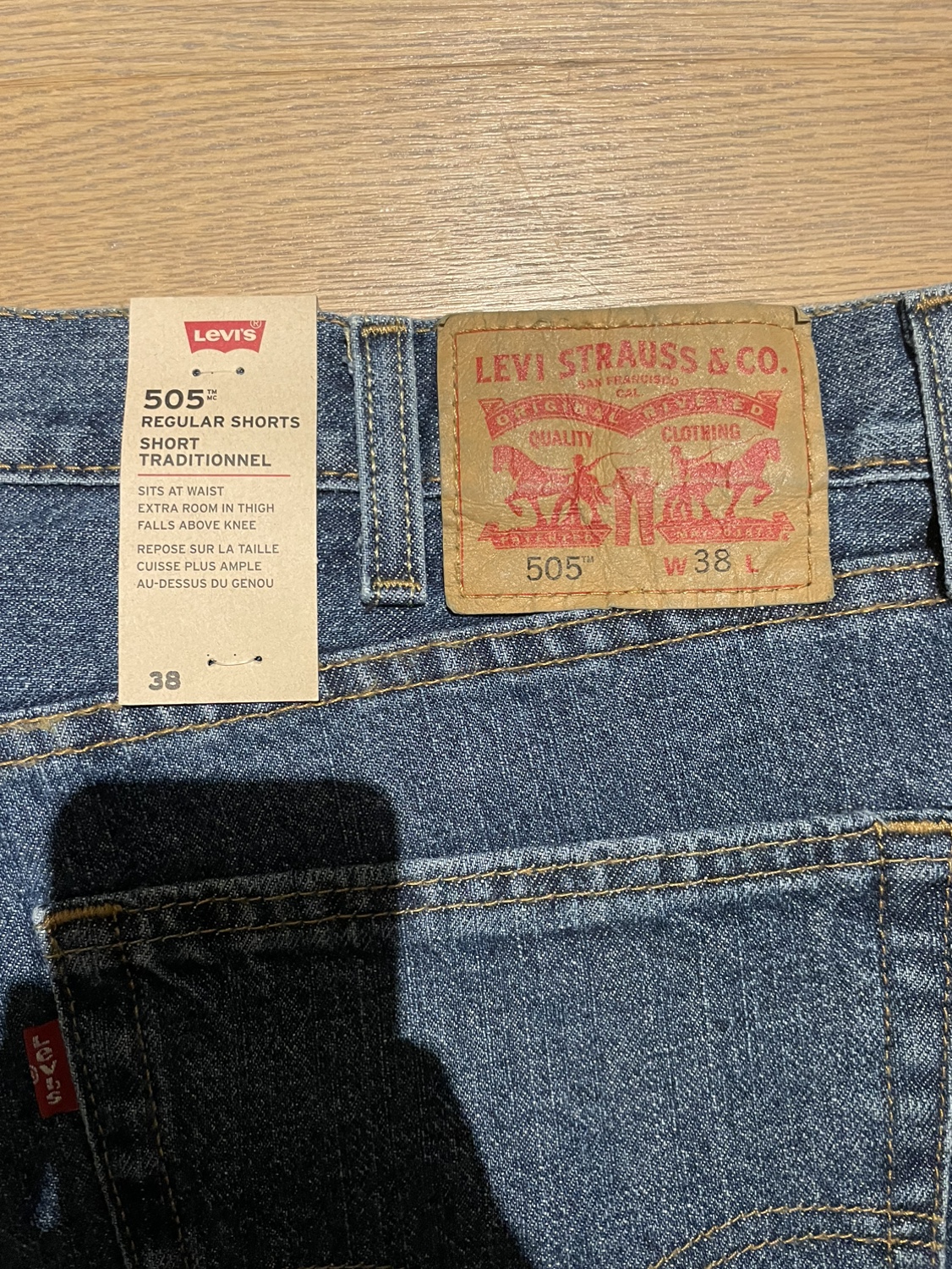 Jean short men Levi’s with tag - photo 3