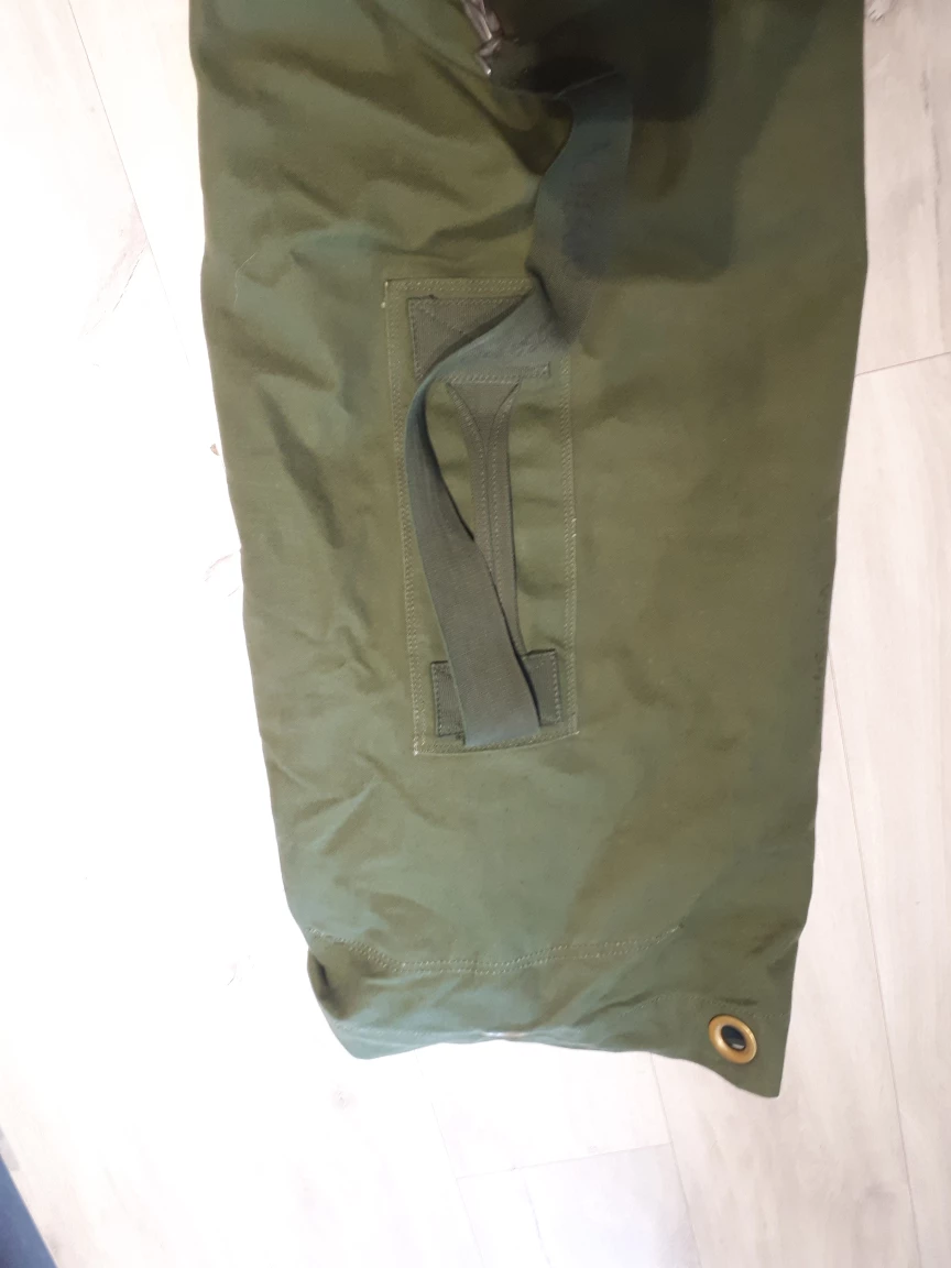 Military Army duffel bag vintage green canvas 35in - photo 2