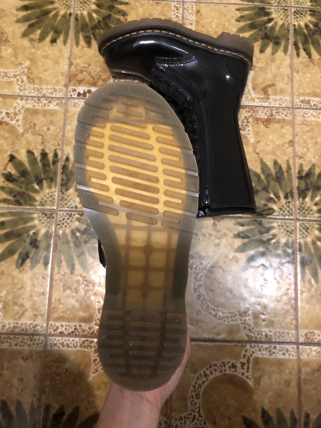 Tall black Dr. Marten boots image indicator(2)