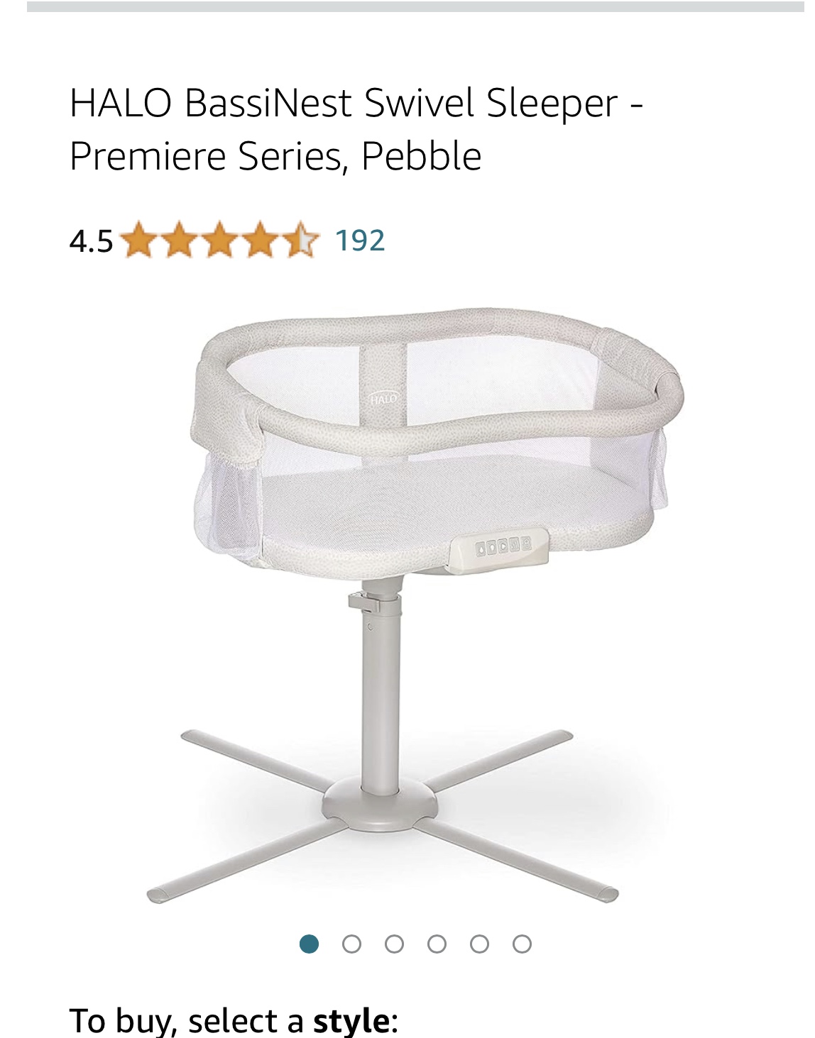 Halo bassinet
