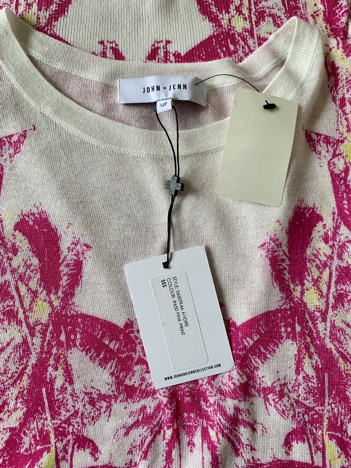 John + Jenn Palm Tree Print Sleeveless Top 🧡 image indicator(5)