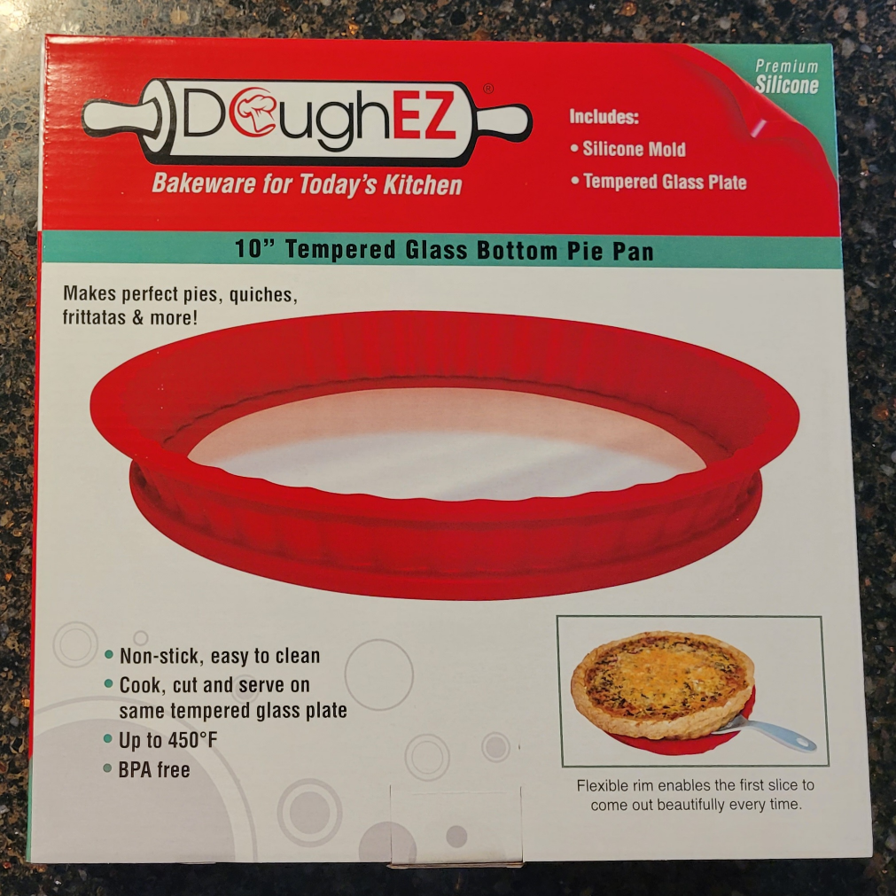 10″ DoughEZ® Silicone Glass Bottom Pie Pan (Set of 2) image indicator(7)