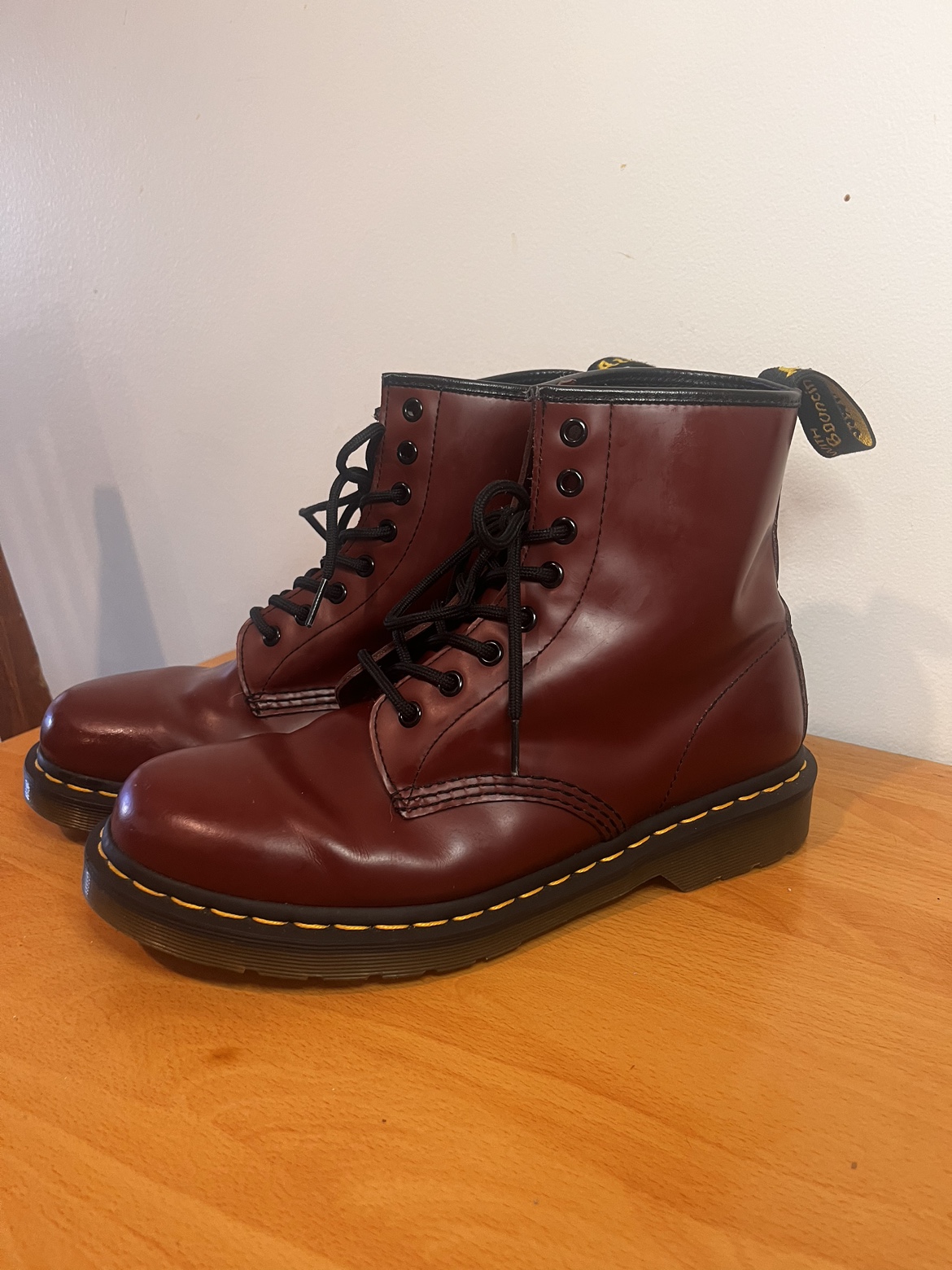 Dark Red Doc Martens size 9/10 Women’s - photo 2