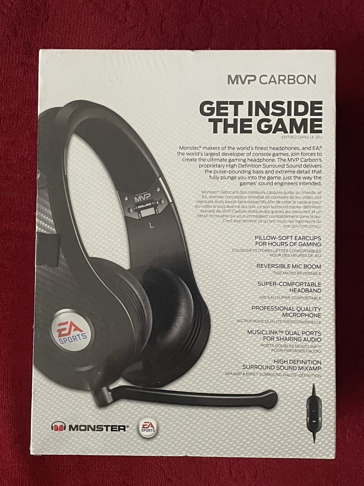 EA Sports Monster MVP Carbon On Ear Wired Headphones image indicator(2)