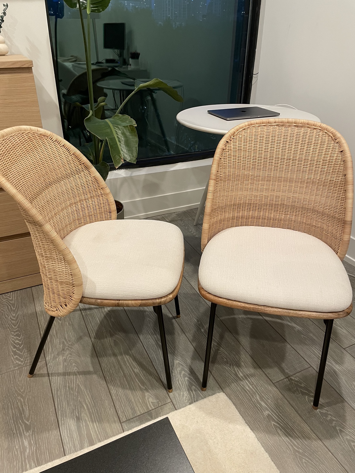 CB2 Dining Chairs (set of 2)