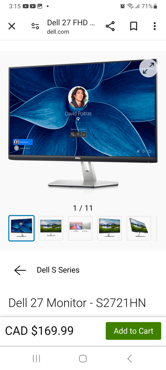 Dell 27 inch Monitor - photo 3