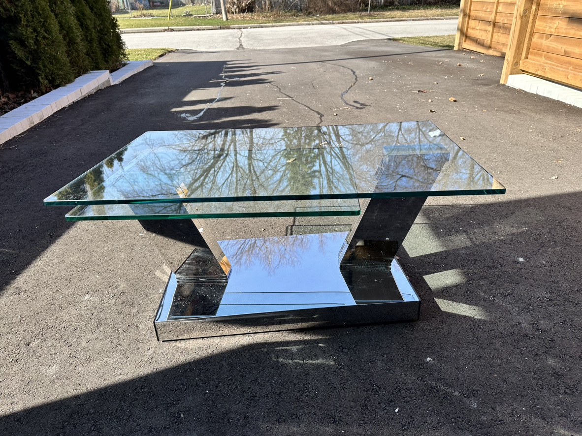 Modern Glass Coffee Table - photo 3