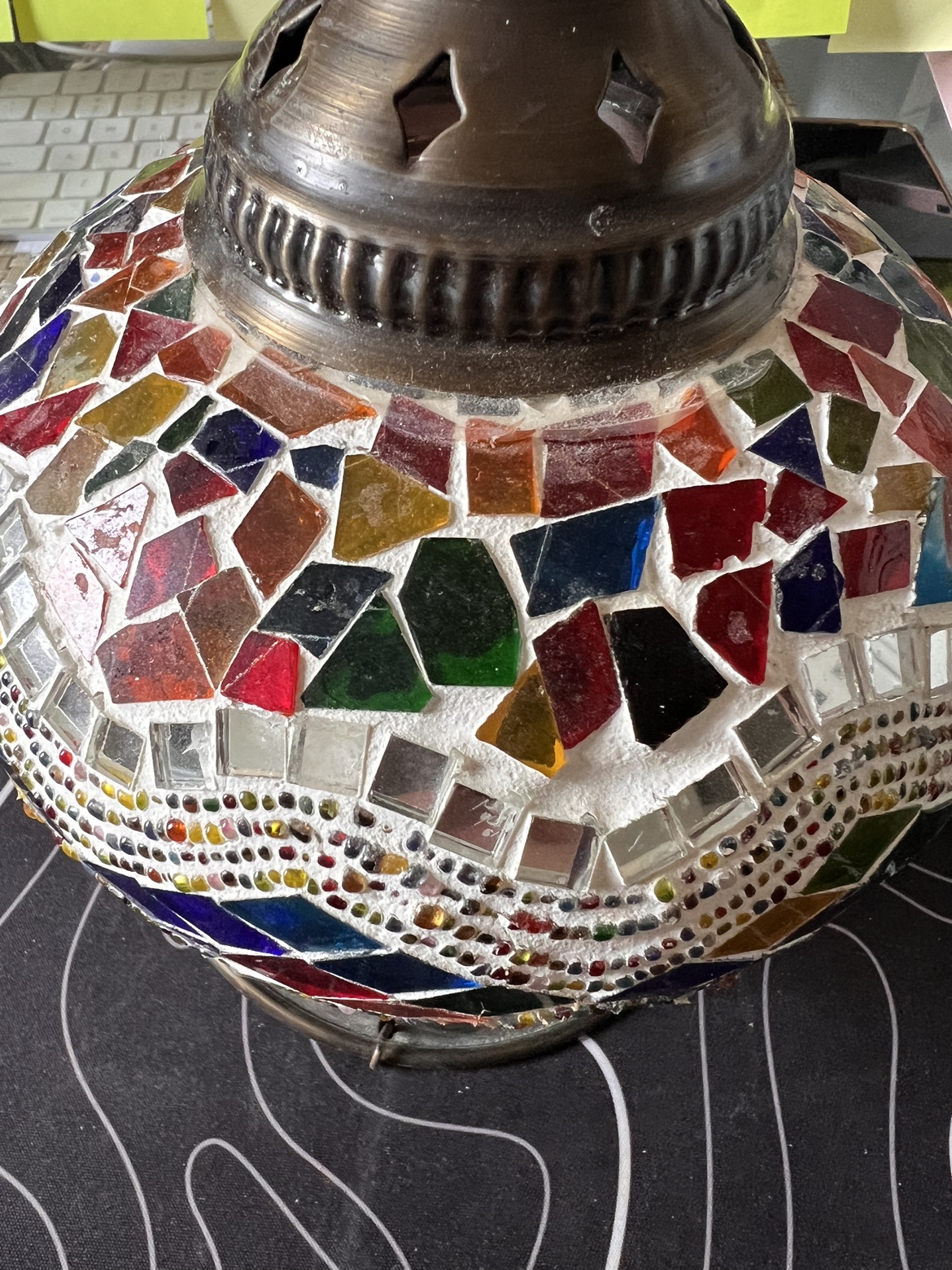 Turkish Stained Glass Lampshade - photo 5