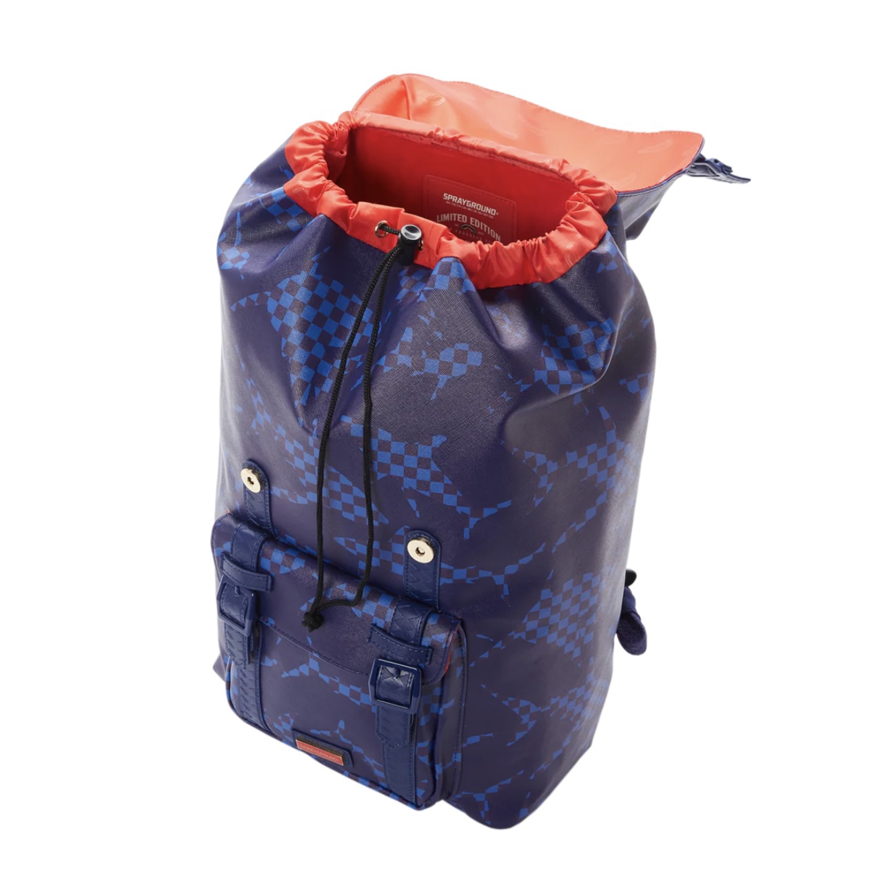 Sprayground Shark Check (Blue) Hills Backpack & Toiletry Bag image indicator(3)