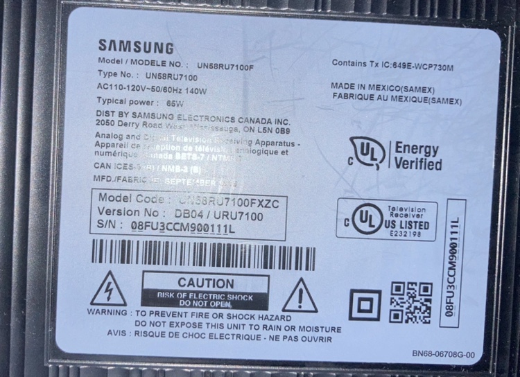 Samsung 58’ 4K Smart TV(2019) - photo 3