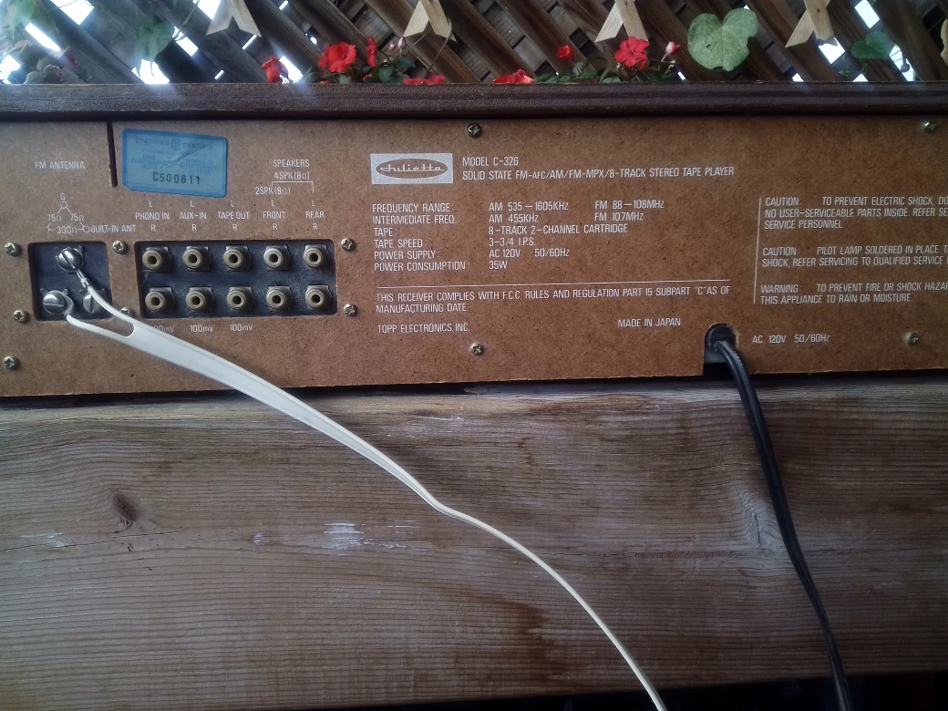 vintage Juliette 8 track stereo image indicator(2)