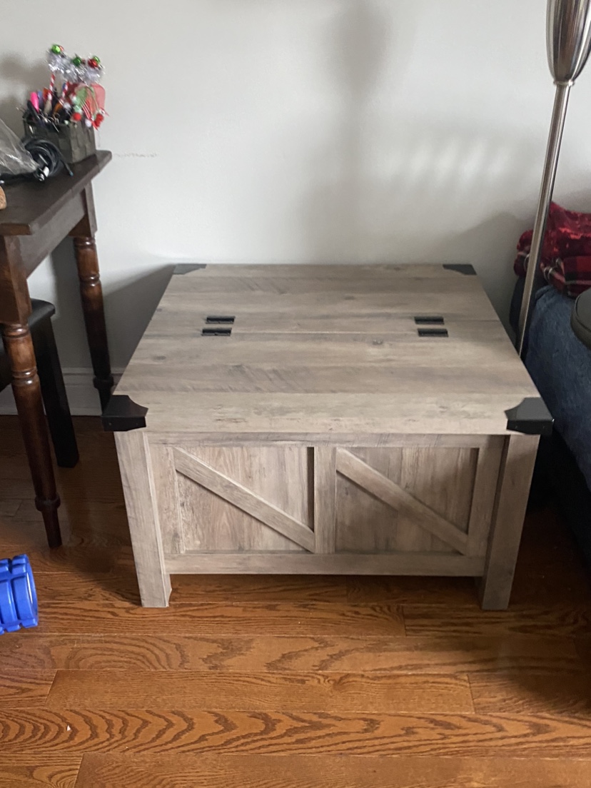 New wampat coffee table with storage - photo 2