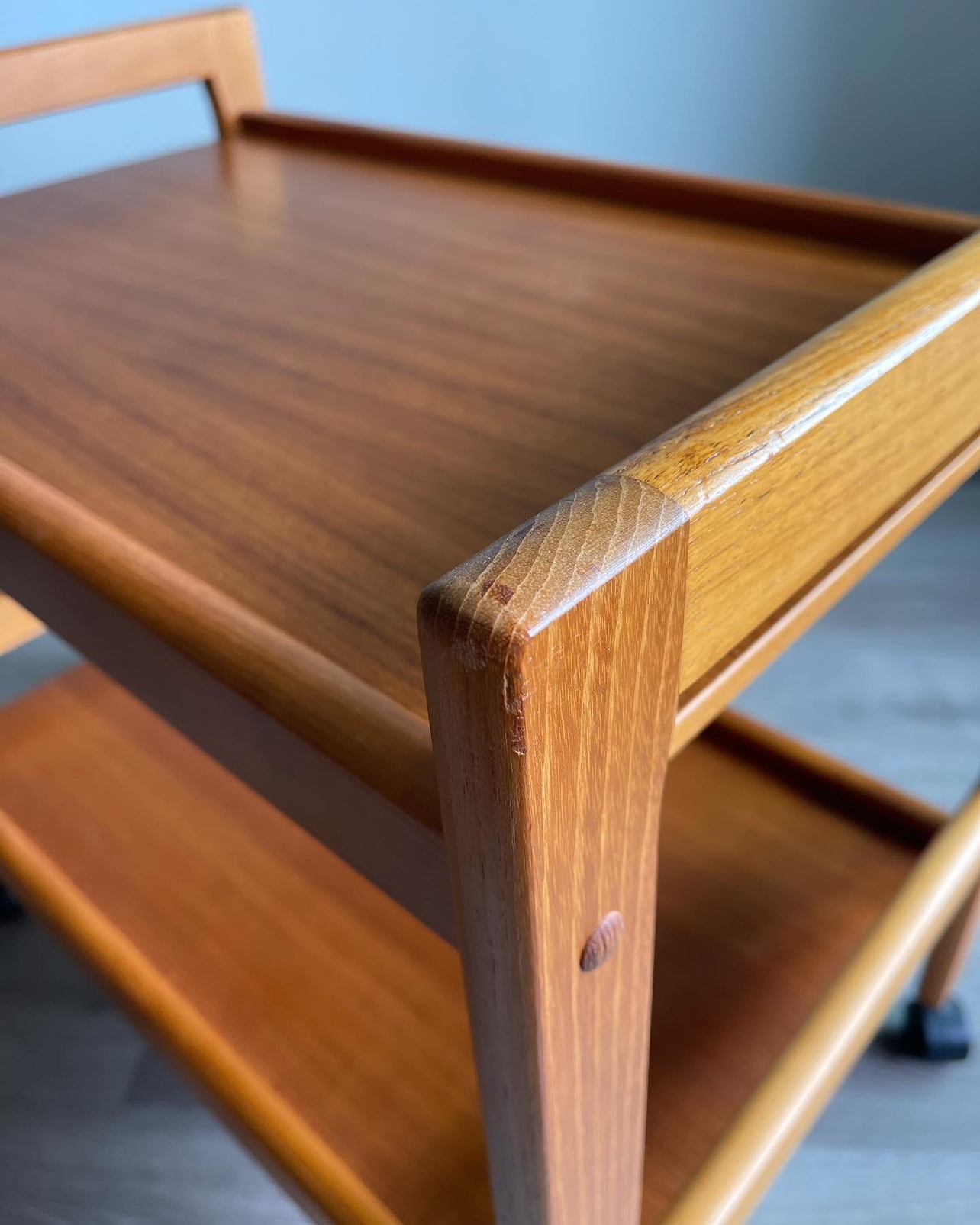 MCM Danish Teak Bar Cart - photo 4