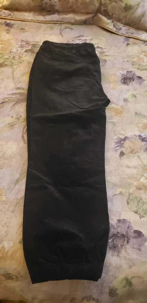 Black velvet pants image indicator(2)