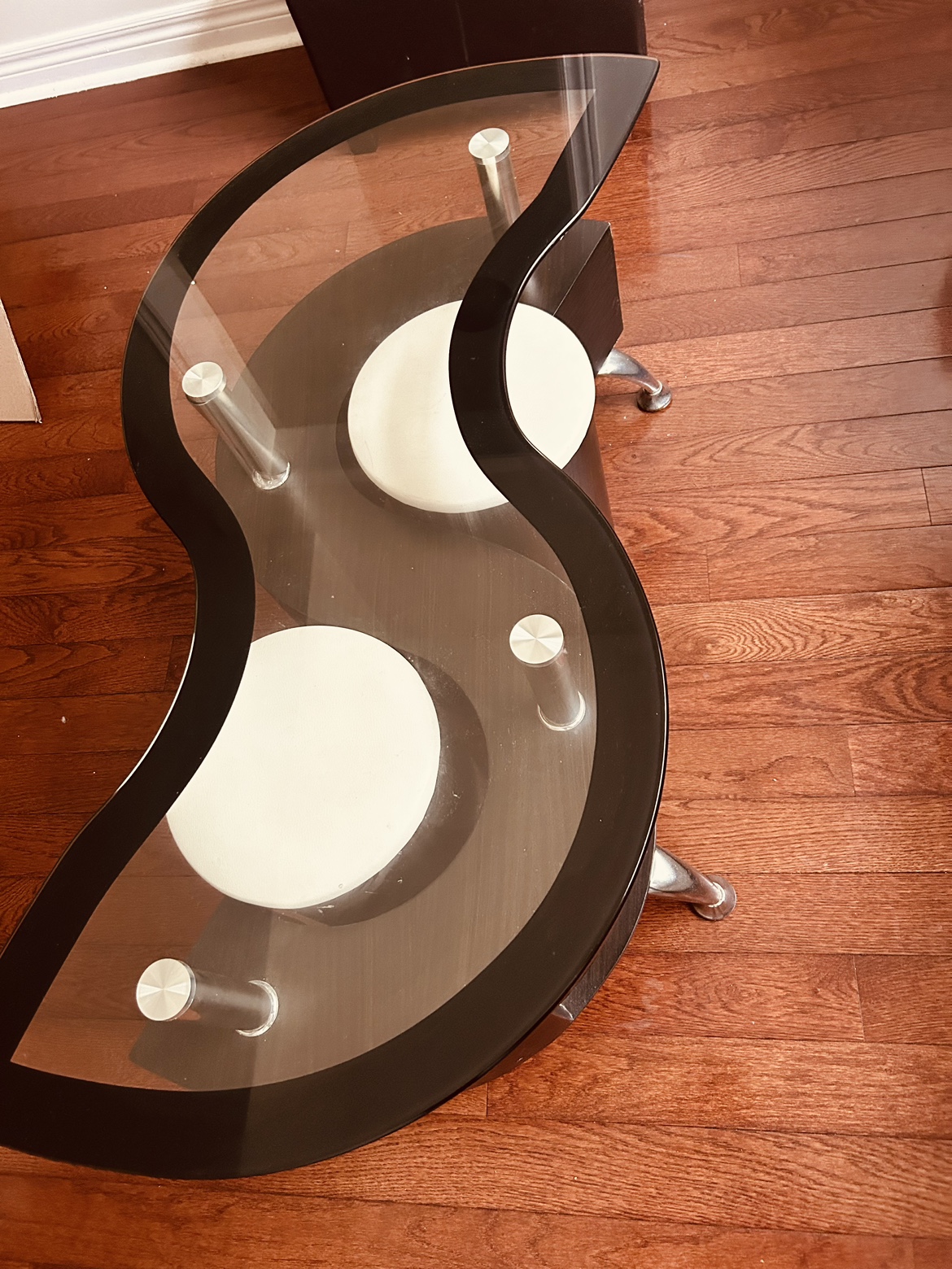 Coffee table with two ottomans - photo 3