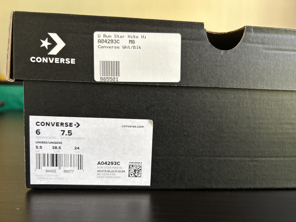 Converse platform high top Leather white (Retail price $140) image indicator(10)