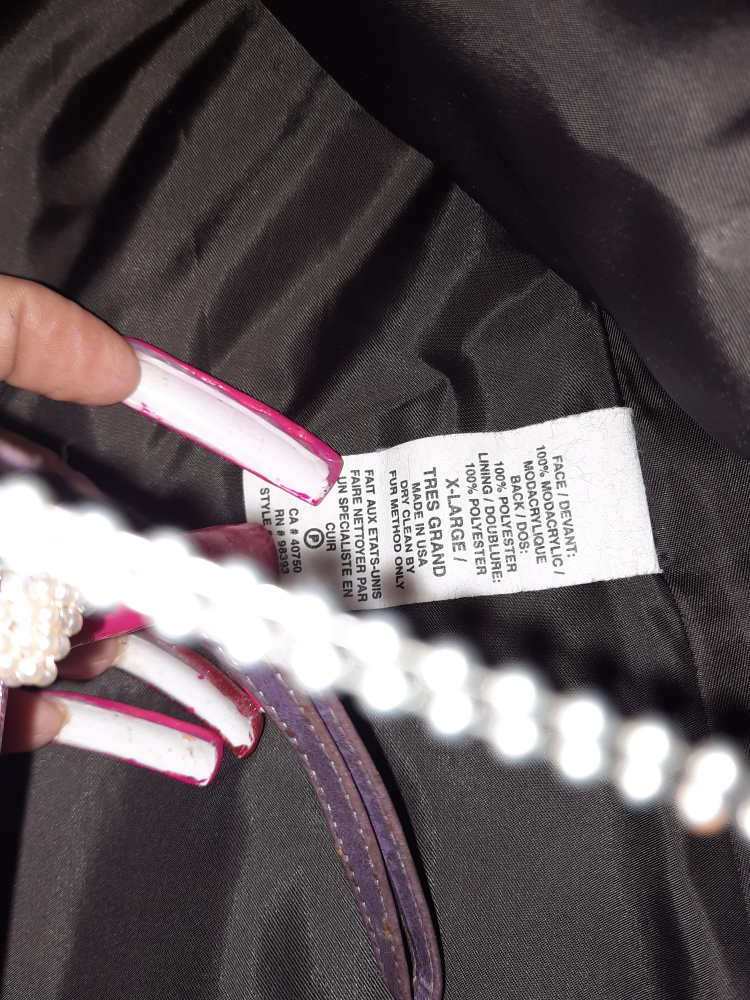 Gorgeous REGAL FAUX FUR 3/4 MINK COAT X-LARGE image indicator(3)