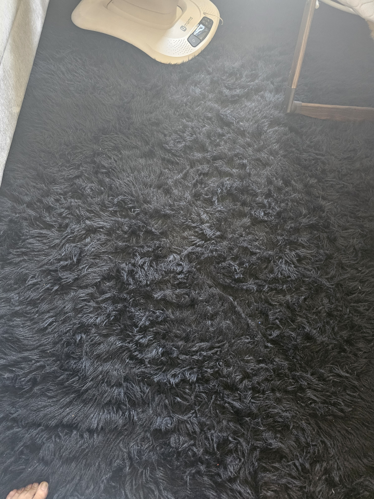 Bonnie Faux Fur Sheepskin Vegan Rug - 8' x 5' - photo 2