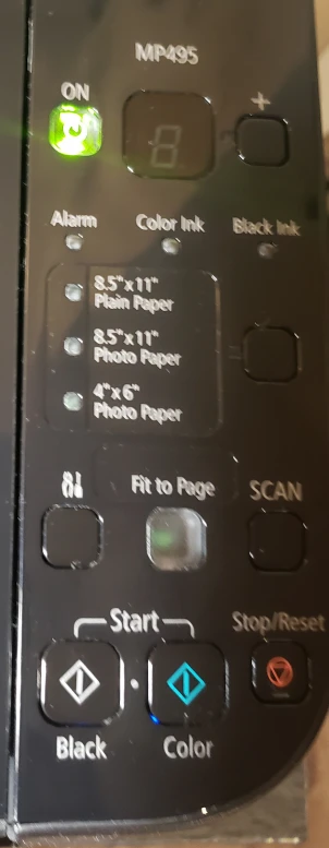 Cannon Pixma MP450, 4 in1 printer image indicator(5)