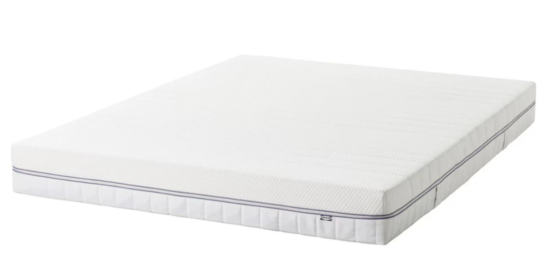 Ikea memory foam firm king size mattress with protector