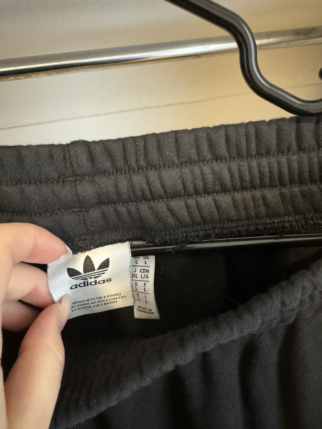 ADIDAS PANTS BLACK - photo 2