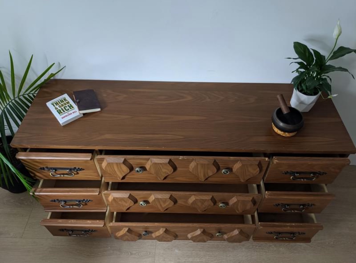 Mid century TV unit with lots of storage