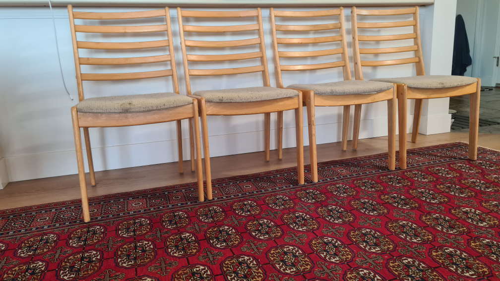 4 dining room chairs - photo 5
