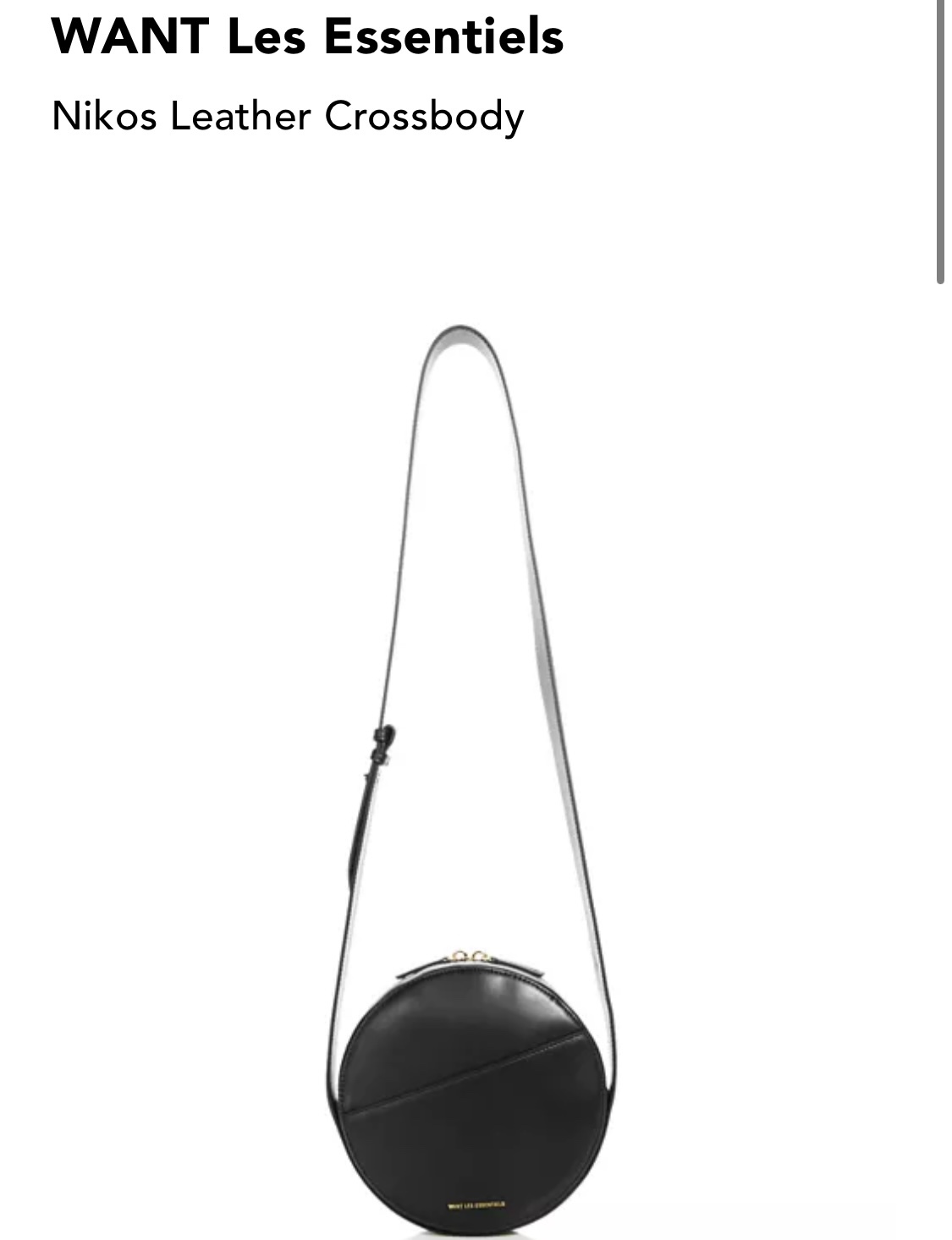 Luxury WANT Les Essentiels Nikos Leather Crossbody thumbnail