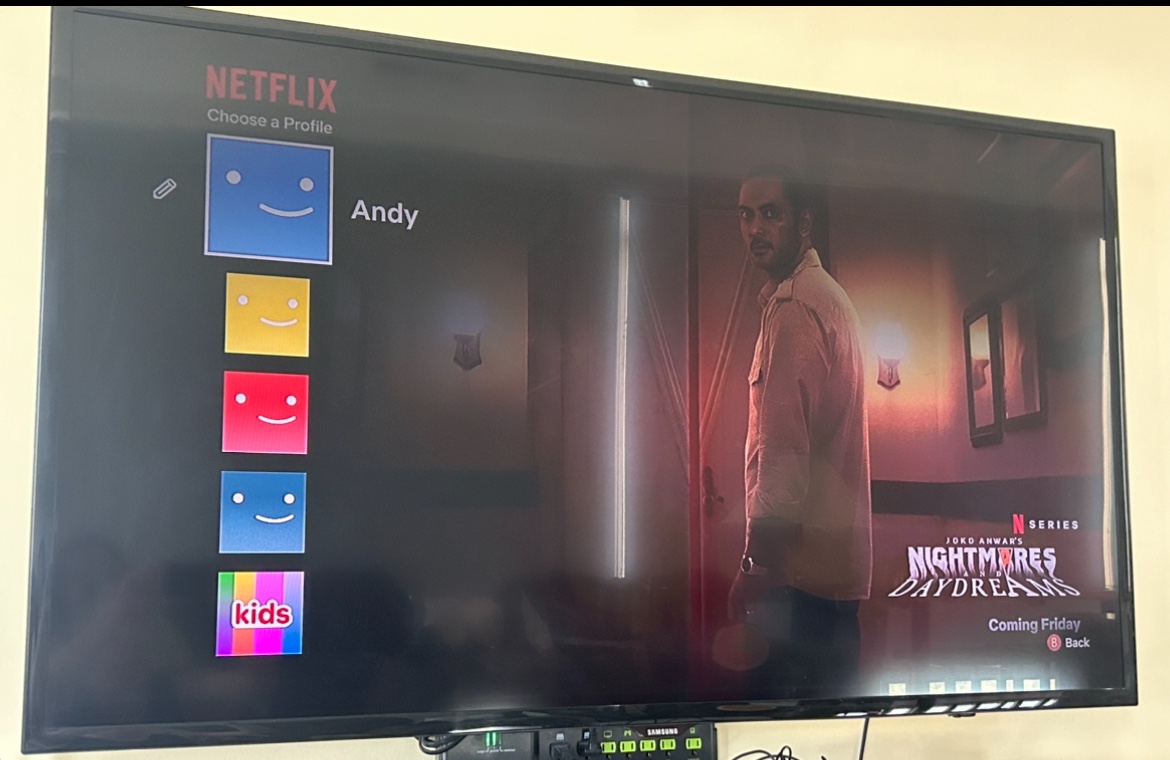 Samsung TV 65 inches image indicator(2)