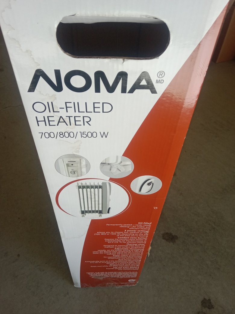 Noma oil filtered heater - photo 5