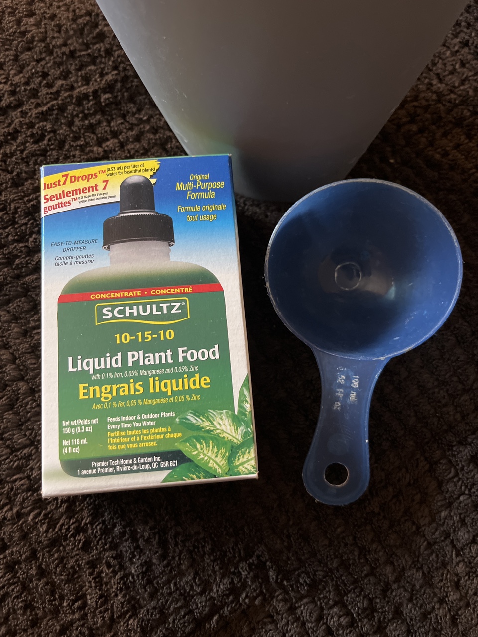 PLANT FOOD,SCOOP AND WATERING CAN - photo 2