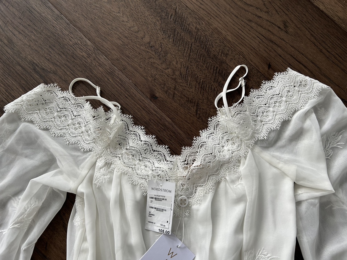 Brand New with Tag Stunning White Dress (size S) - photo 4
