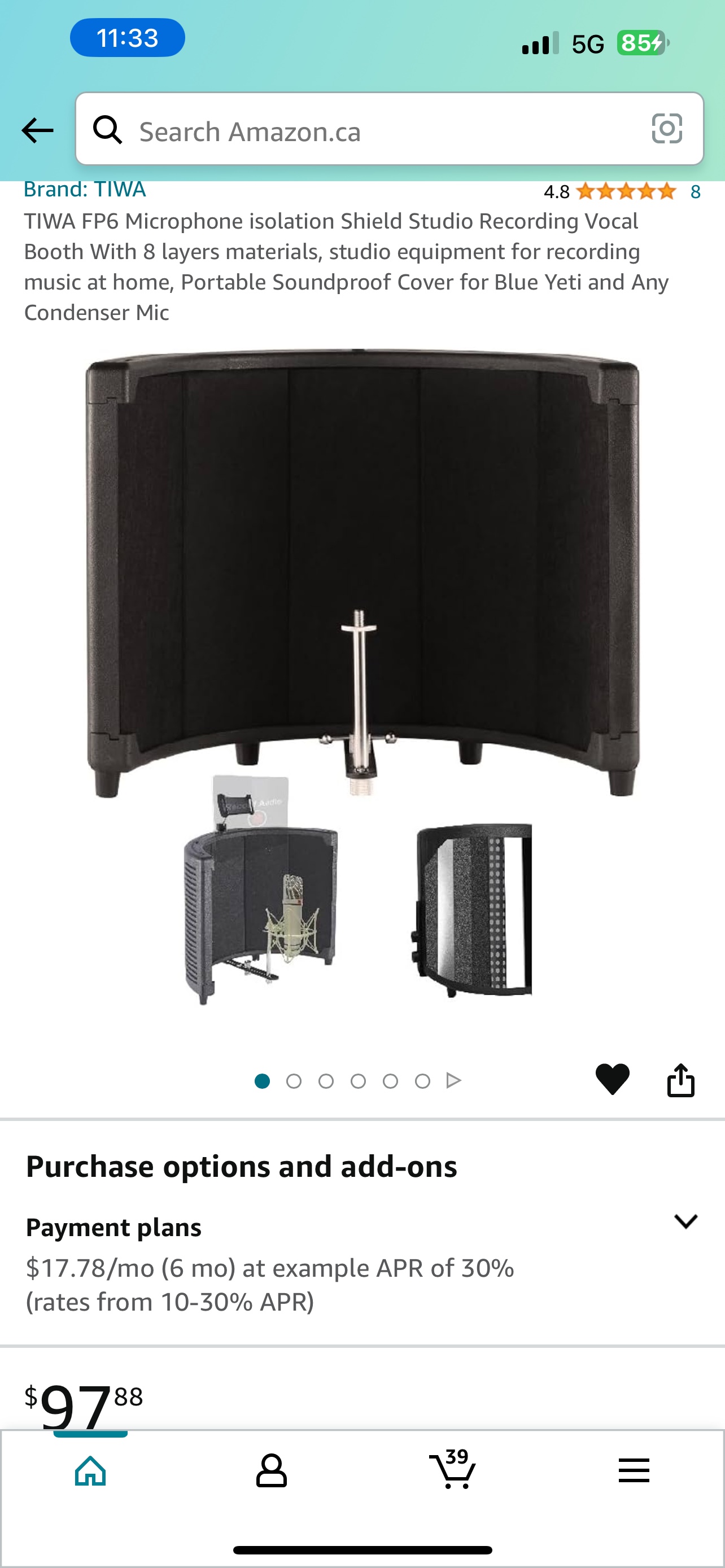 Microphone recording booth clearance sale! - photo 5