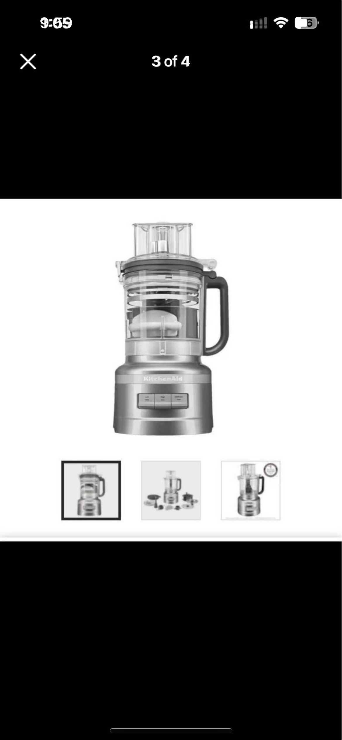 Kitchen aid food processor with dicing kit - photo 3