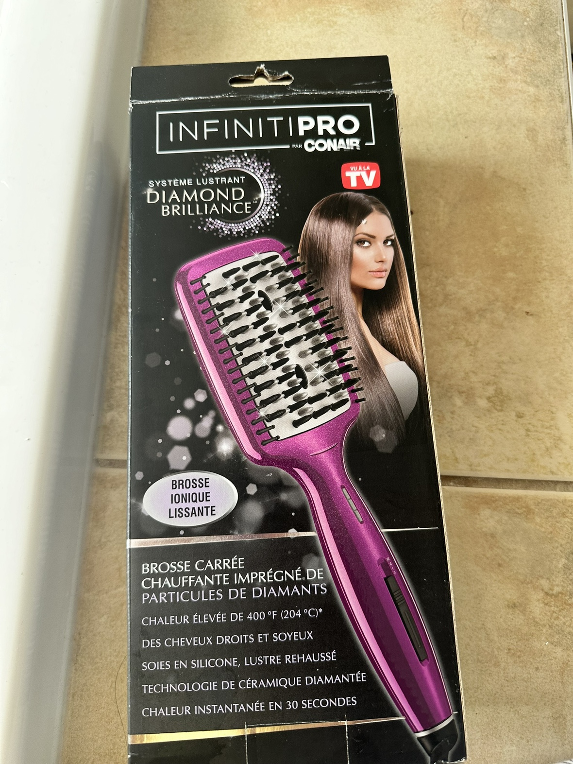 Straightening Electric Hair Brusj