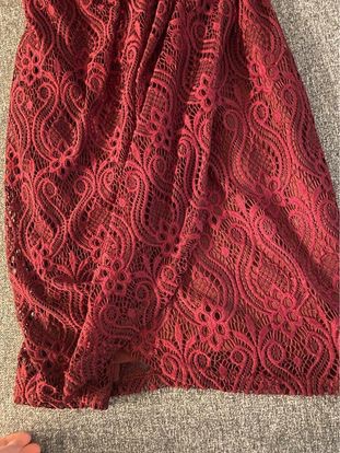 Burgundy Le Chateau Dress - photo 3