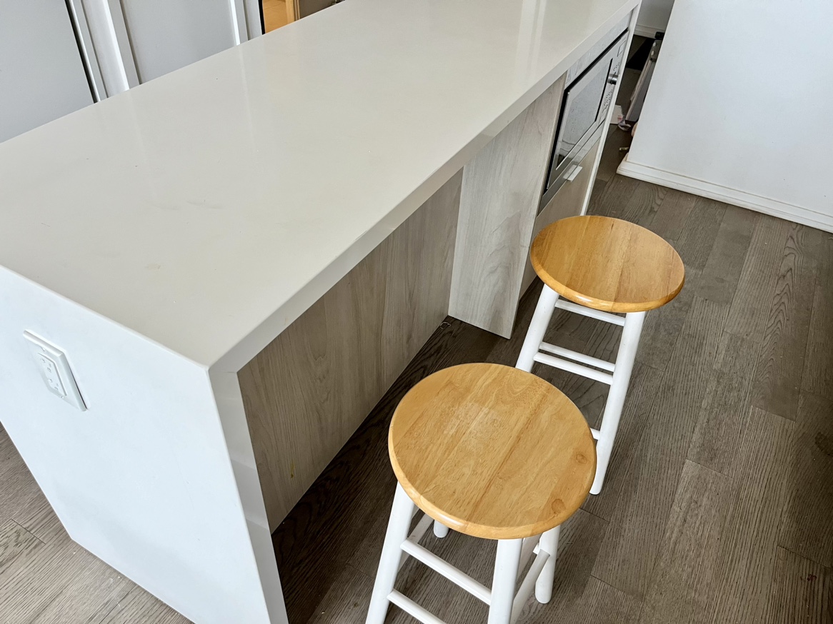 Rustic Wood Bar Stool - Set of 4 @ $20 each