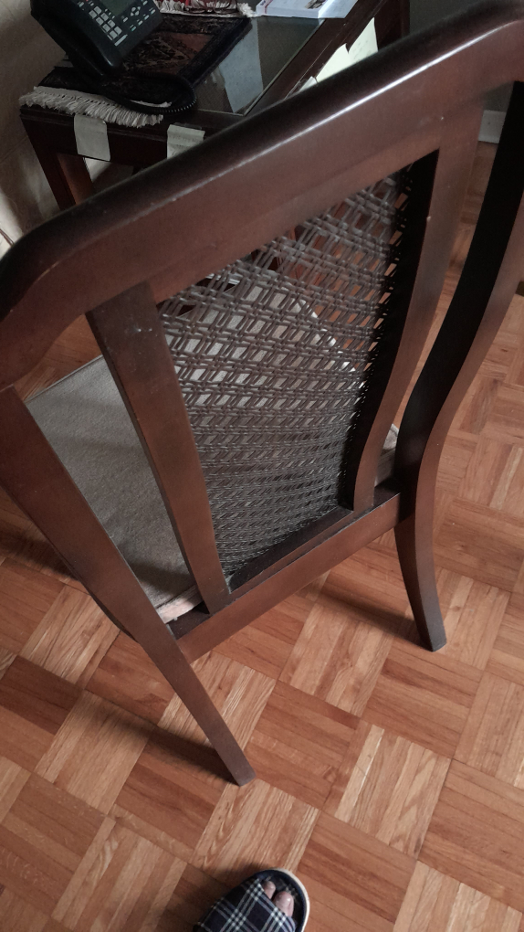Family dining table with 6 chairs and a matching cabinet - photo 4