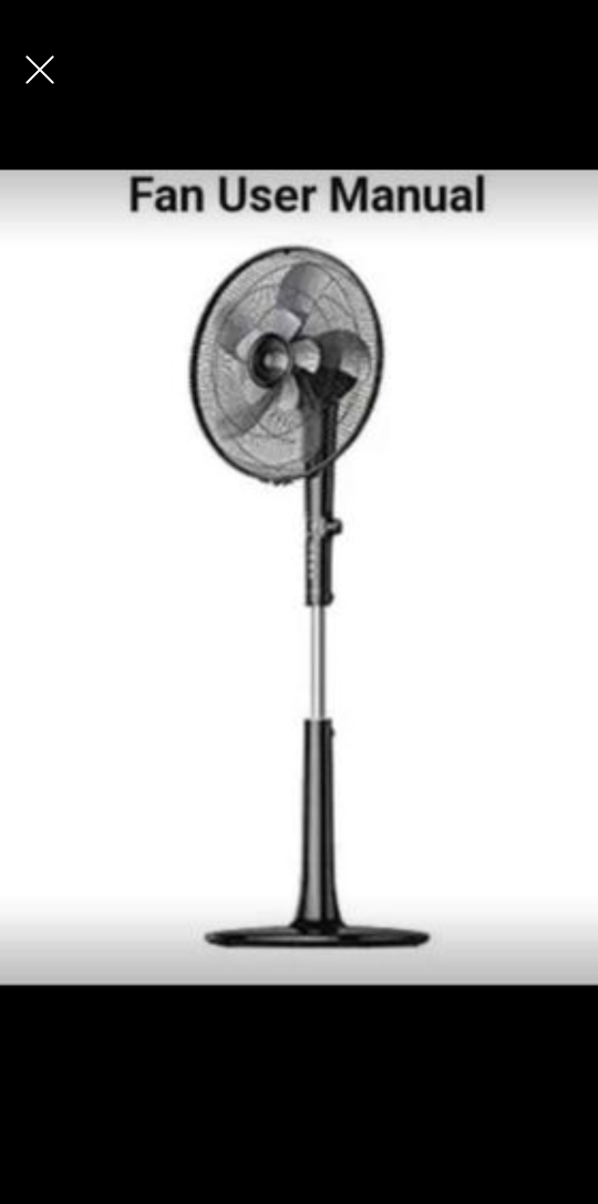 TAOTRONICS TT-TF010 Stand Fan User Manual thumbnail