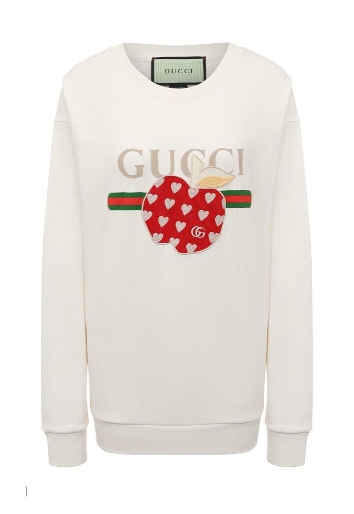 GUCCI Les Pommes Cotton Sweatshirt FINAL MARKDOWN